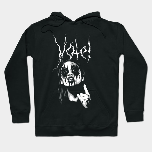 Black Metal AOC 2 Hoodie by JonathanGrimmArt